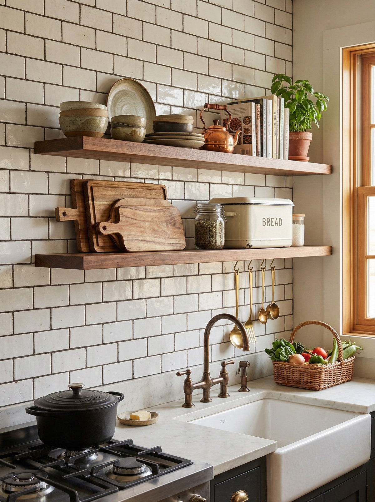 Floating Wall Shelves – Set of 4