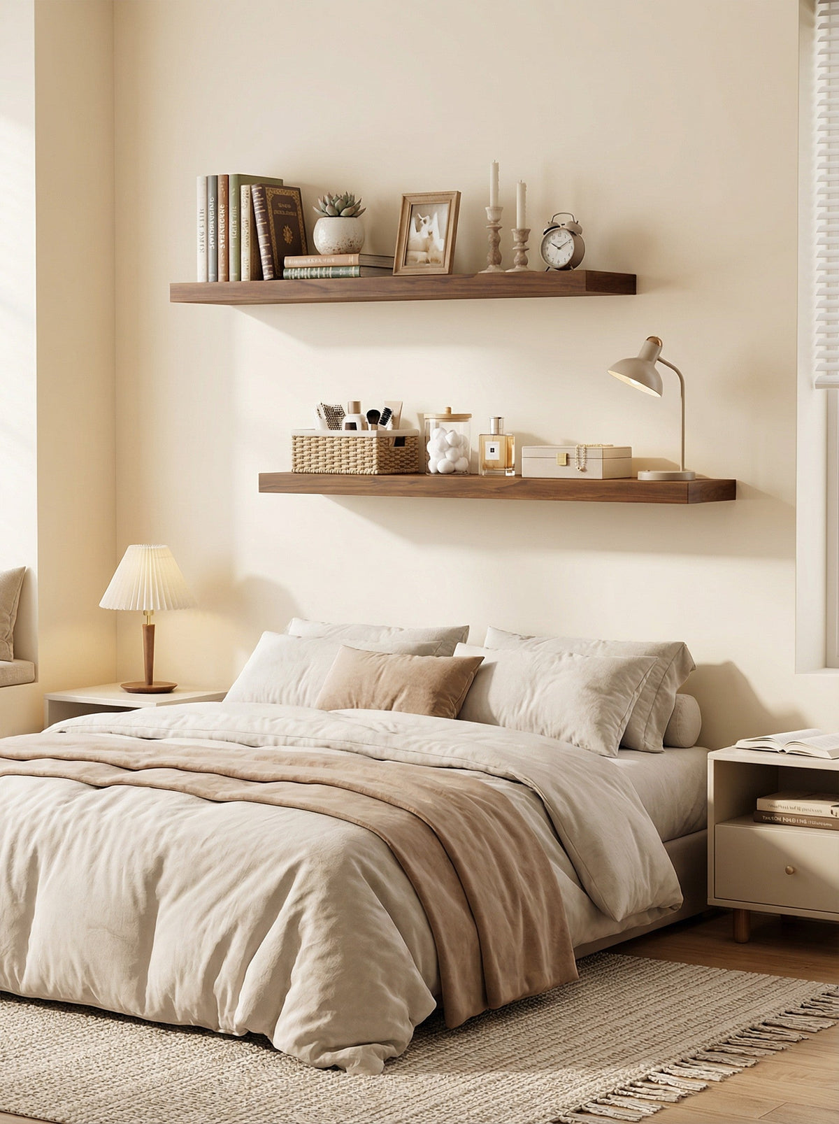 Floating Wall Shelves – Set of 4