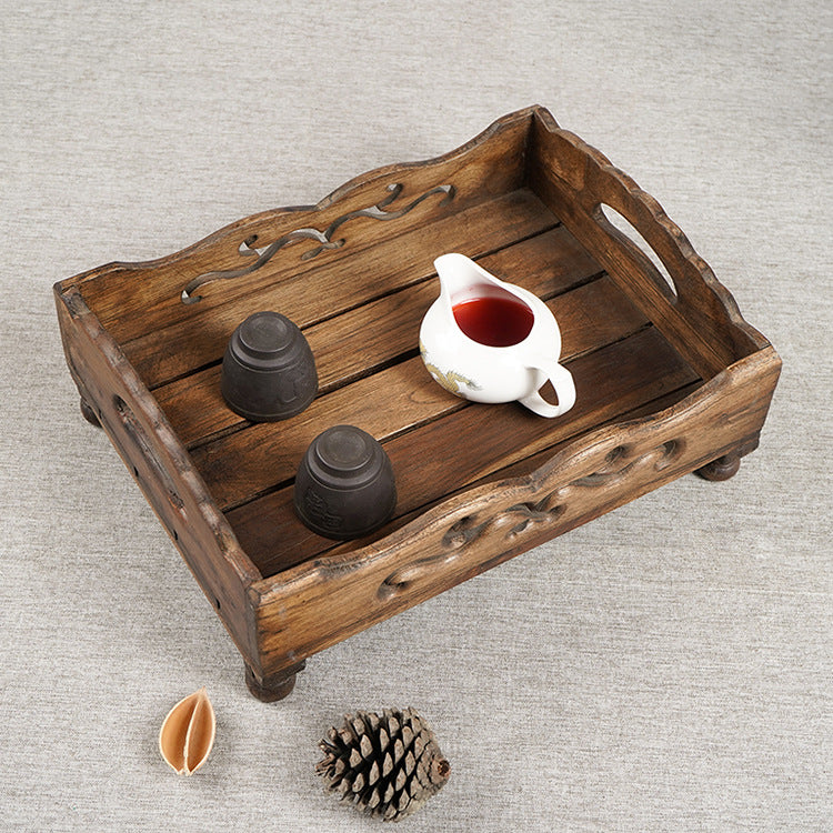Solid Wood Decorative Serving Tray