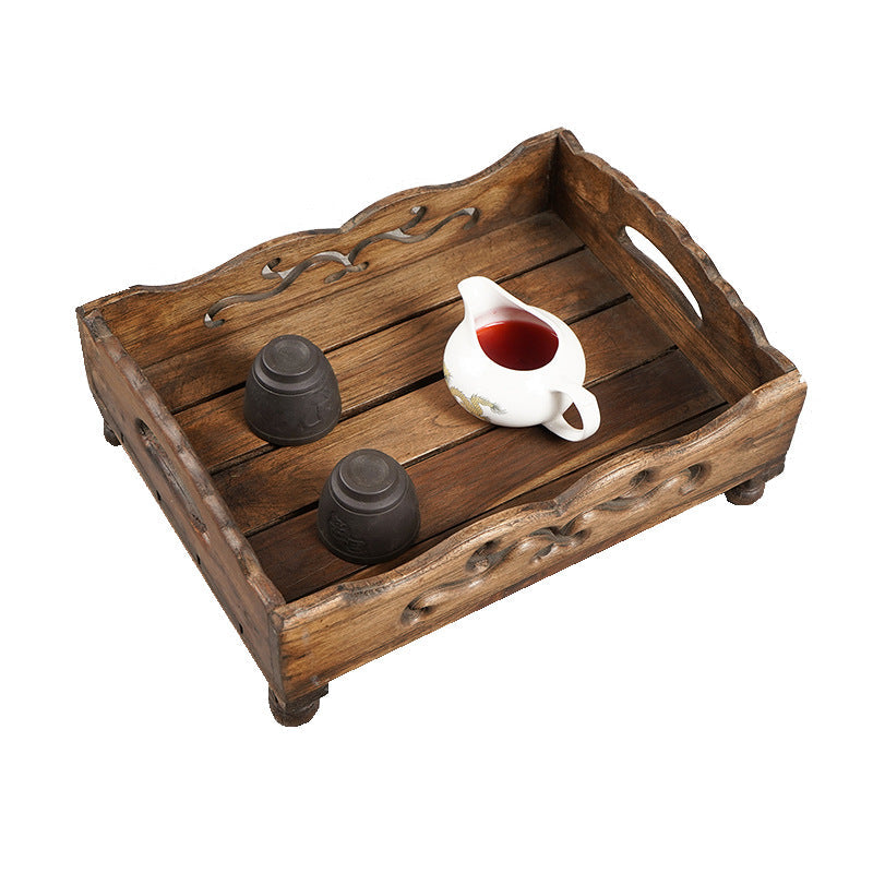 Solid Wood Decorative Serving Tray