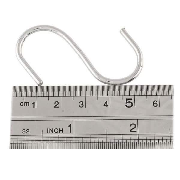 20-Pack Stainless Steel S-Hooks