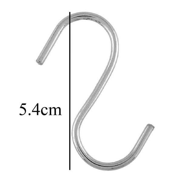 20-Pack Stainless Steel S-Hooks
