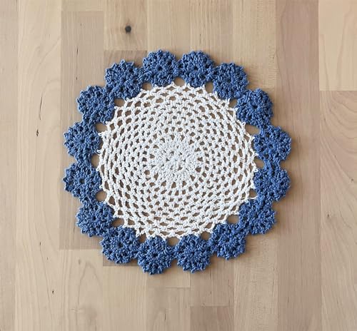 Handmade Floral Crochet Doily