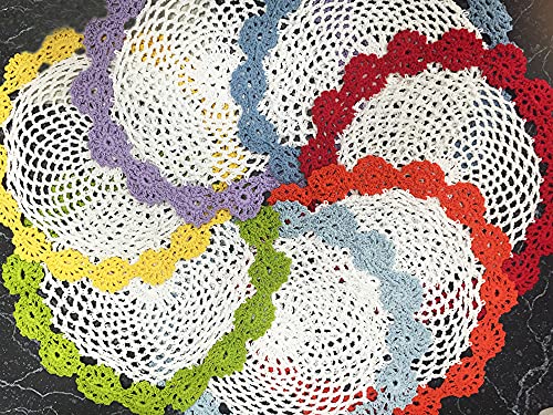 Handmade Floral Crochet Doily