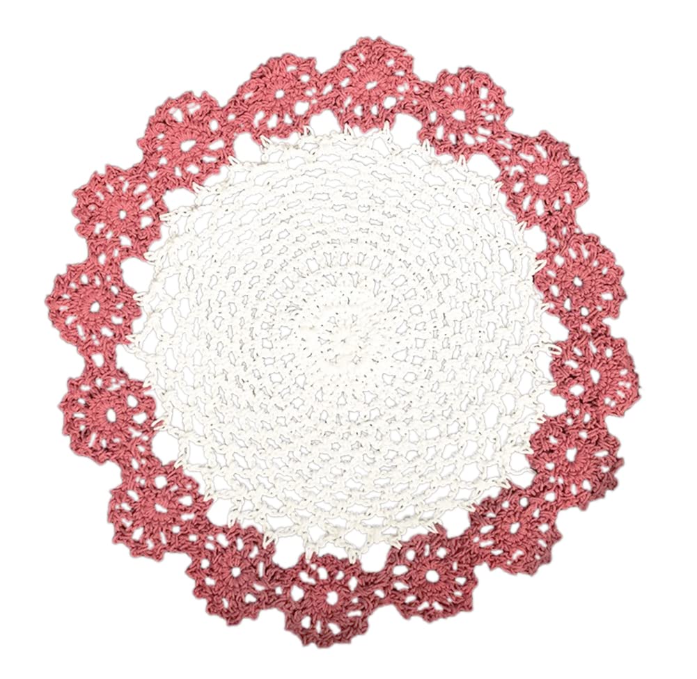 Handmade Floral Crochet Doily