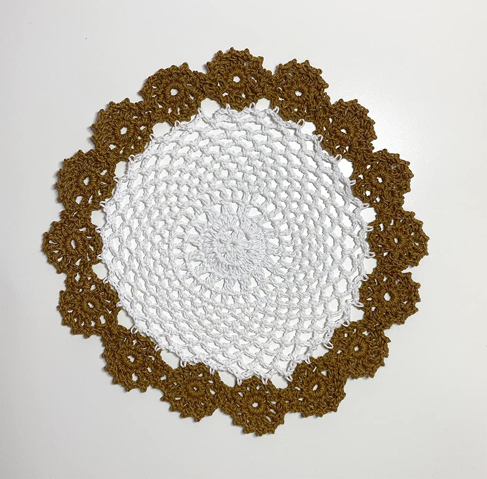 Handmade Floral Crochet Doily