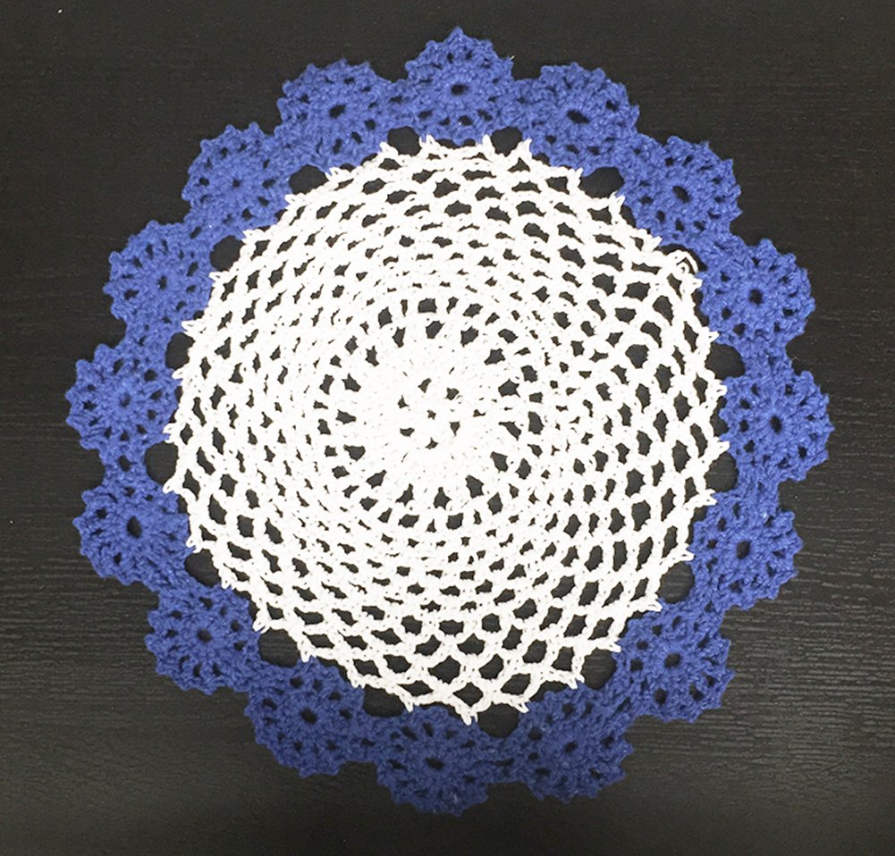 Handmade Floral Crochet Doily