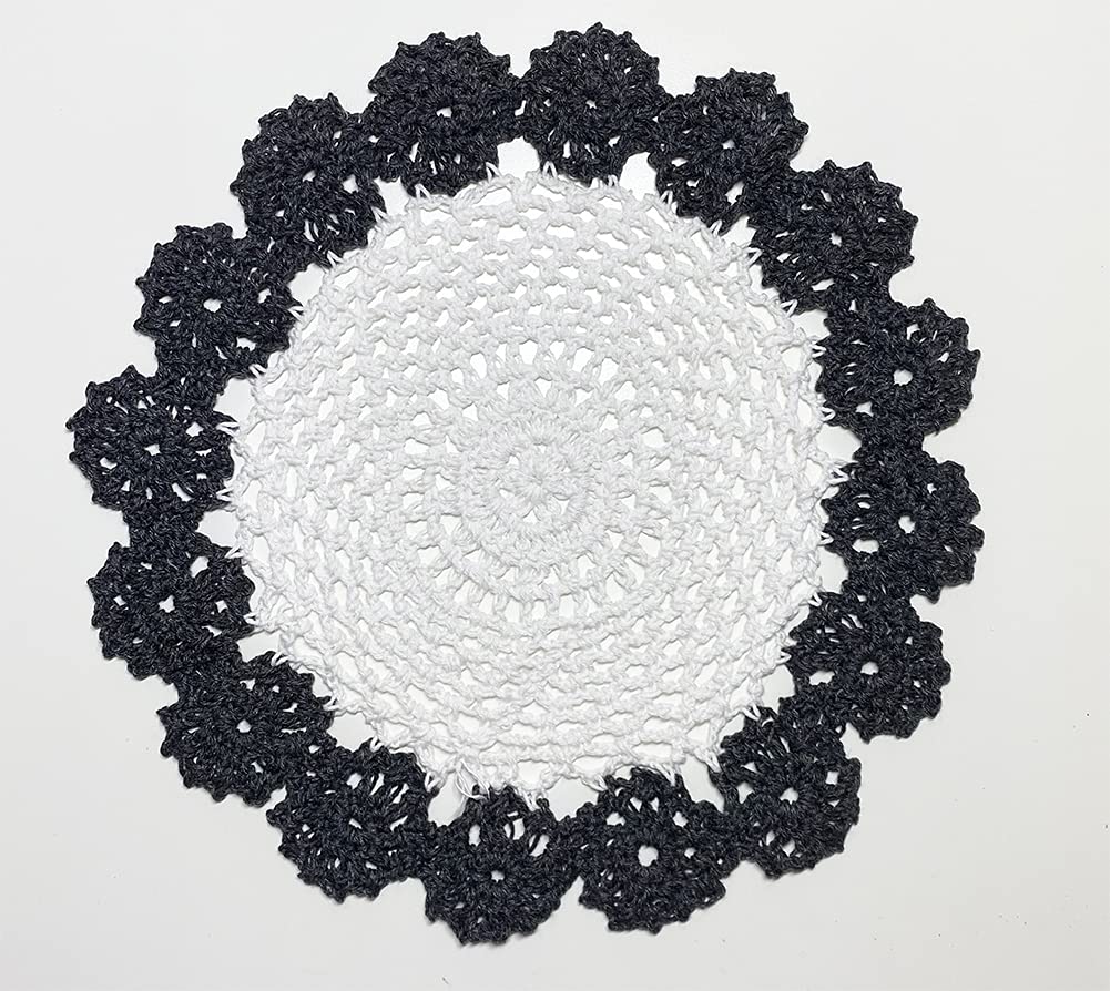 Handmade Floral Crochet Doily