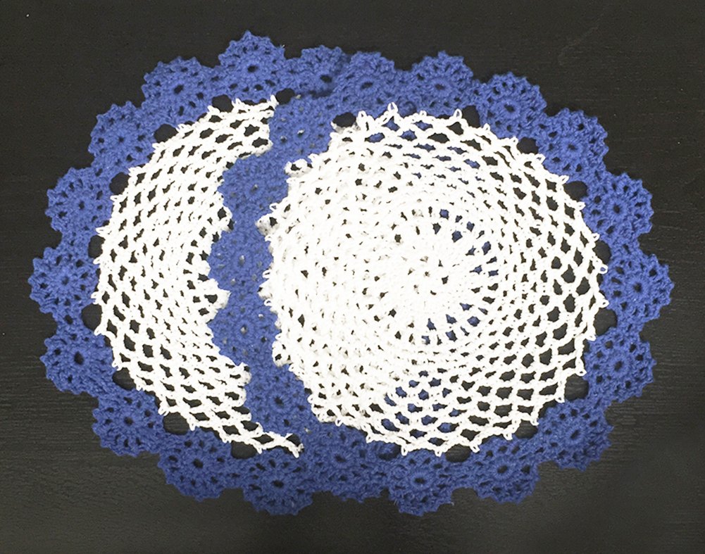Handmade Floral Crochet Doily