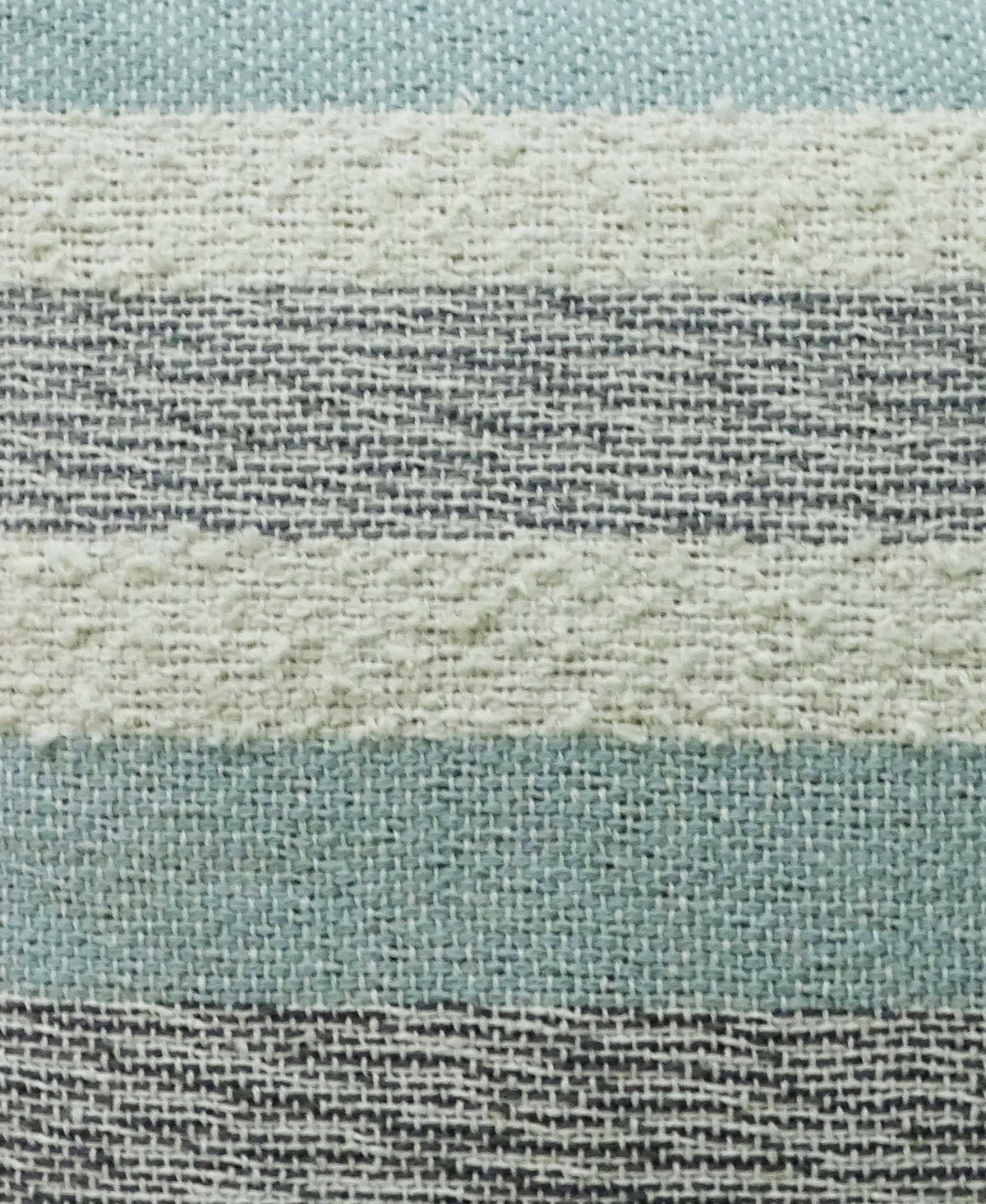 Handwoven Textured Stripe Pillow – 20 × 20 in