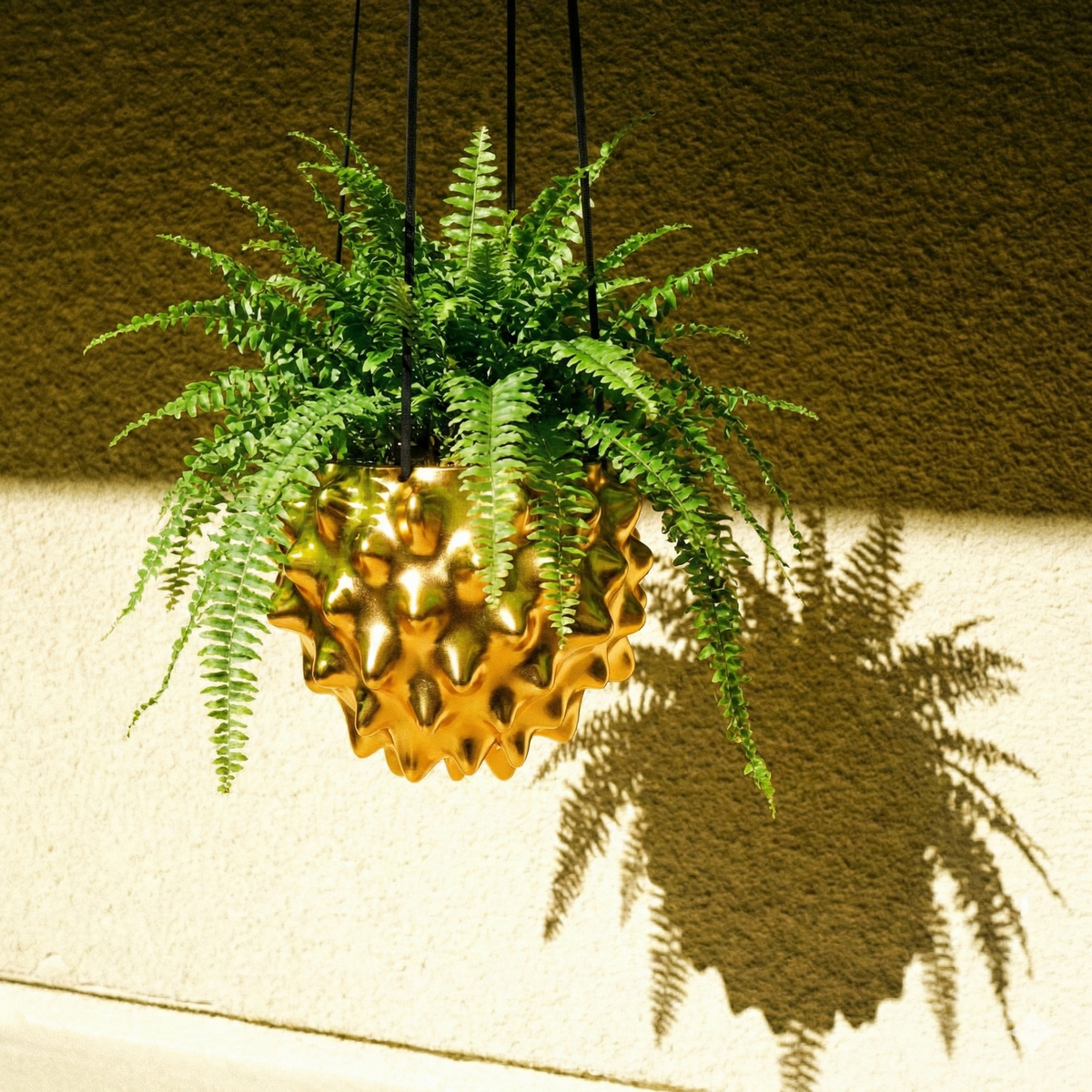 Sculptural Orb Hanging Planter