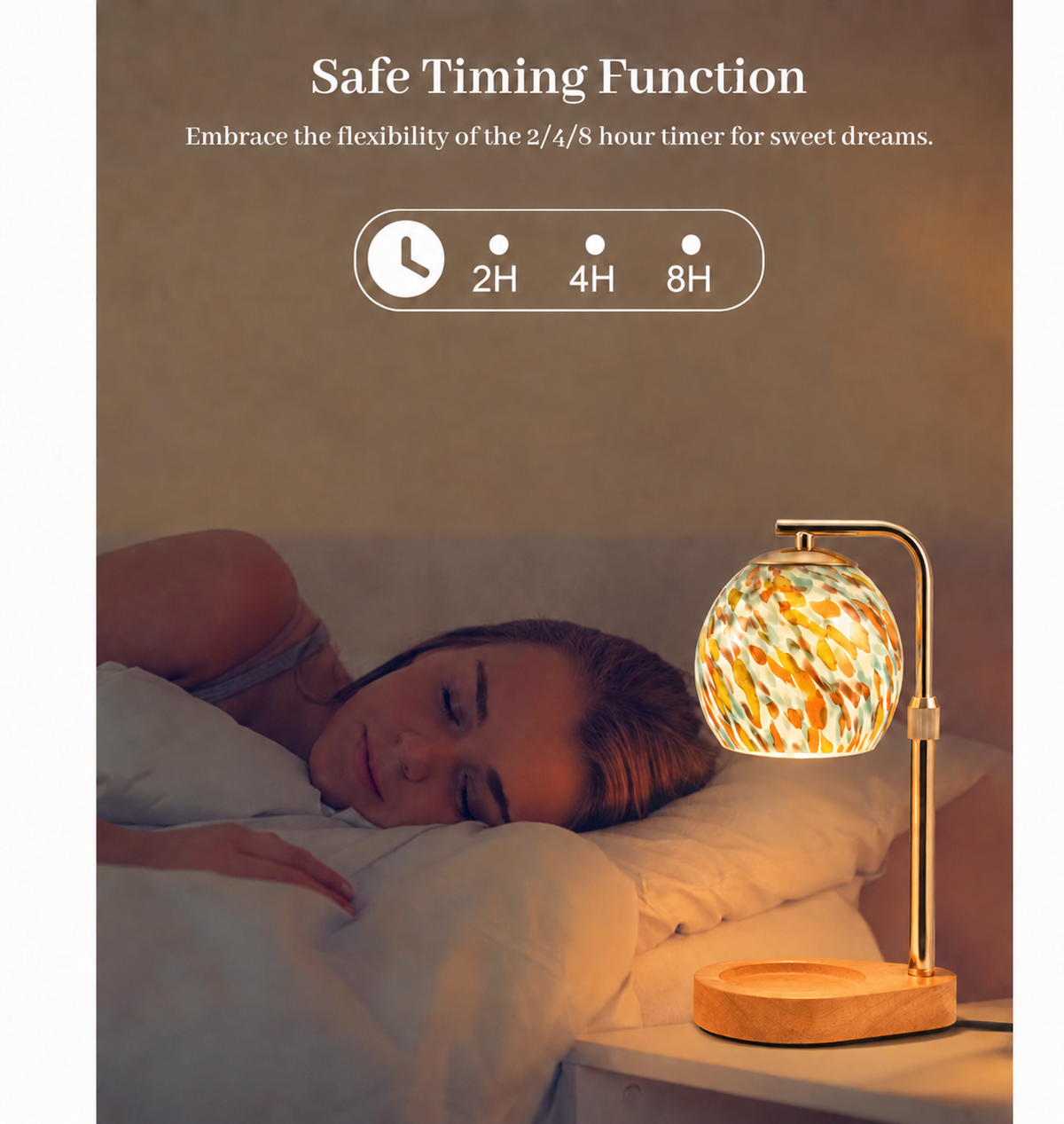 Adjustable Candle & Simmer Pot Warmer Lamp