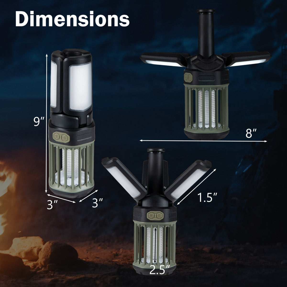 Rechargeable Camping Lantern & Bug Zapper