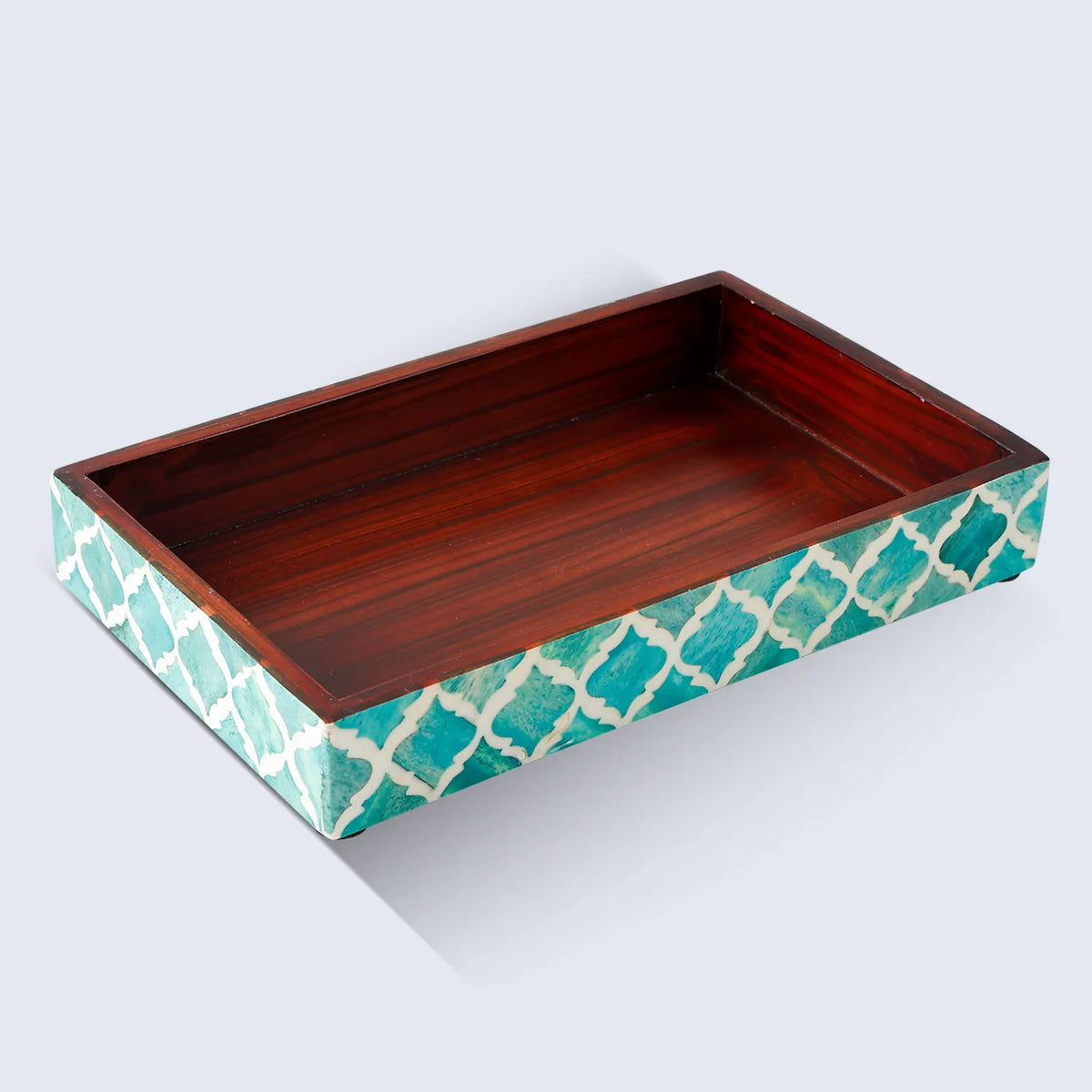 Moroccan Inlay Vanity Tray – 10 × 6 in