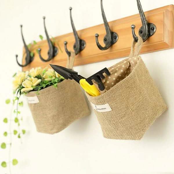 Cotton-Linen Hanging Storage Pocket