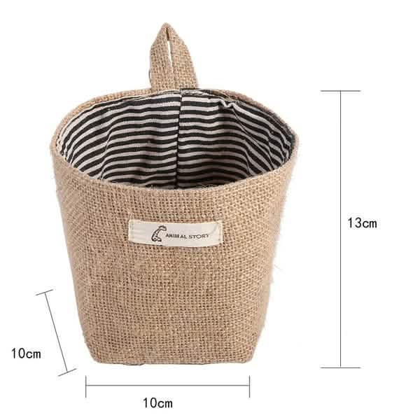 Cotton-Linen Hanging Storage Pocket