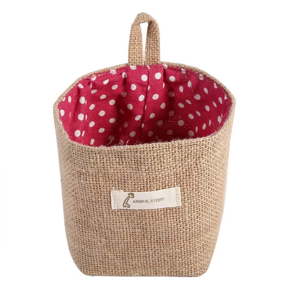 Cotton-Linen Hanging Storage Pocket