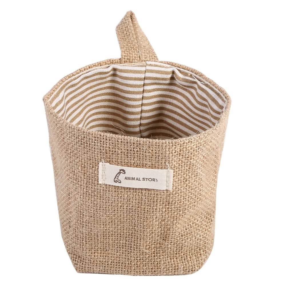 Cotton-Linen Hanging Storage Pocket