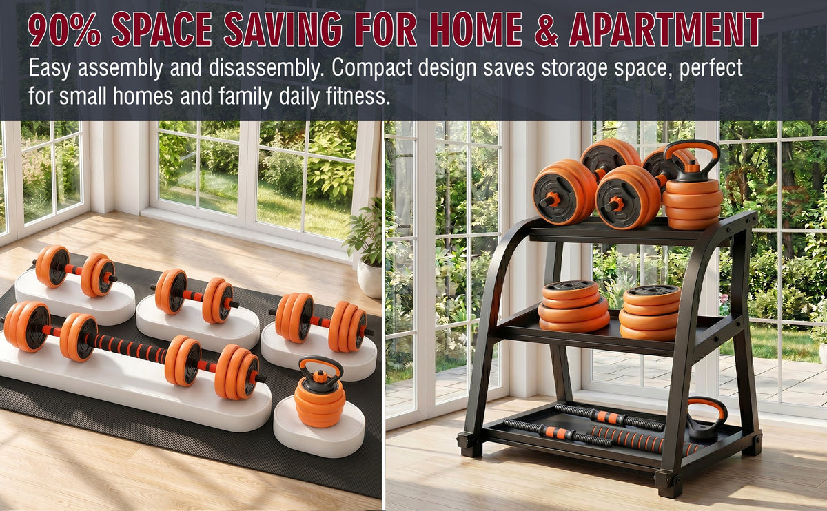 66 lb Multi-Function Adjustable Weight Set