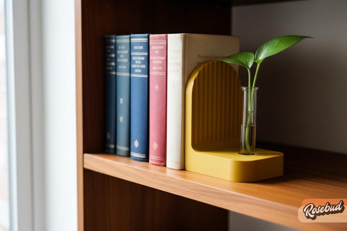Modern Ribbed Bookend Propagation Station