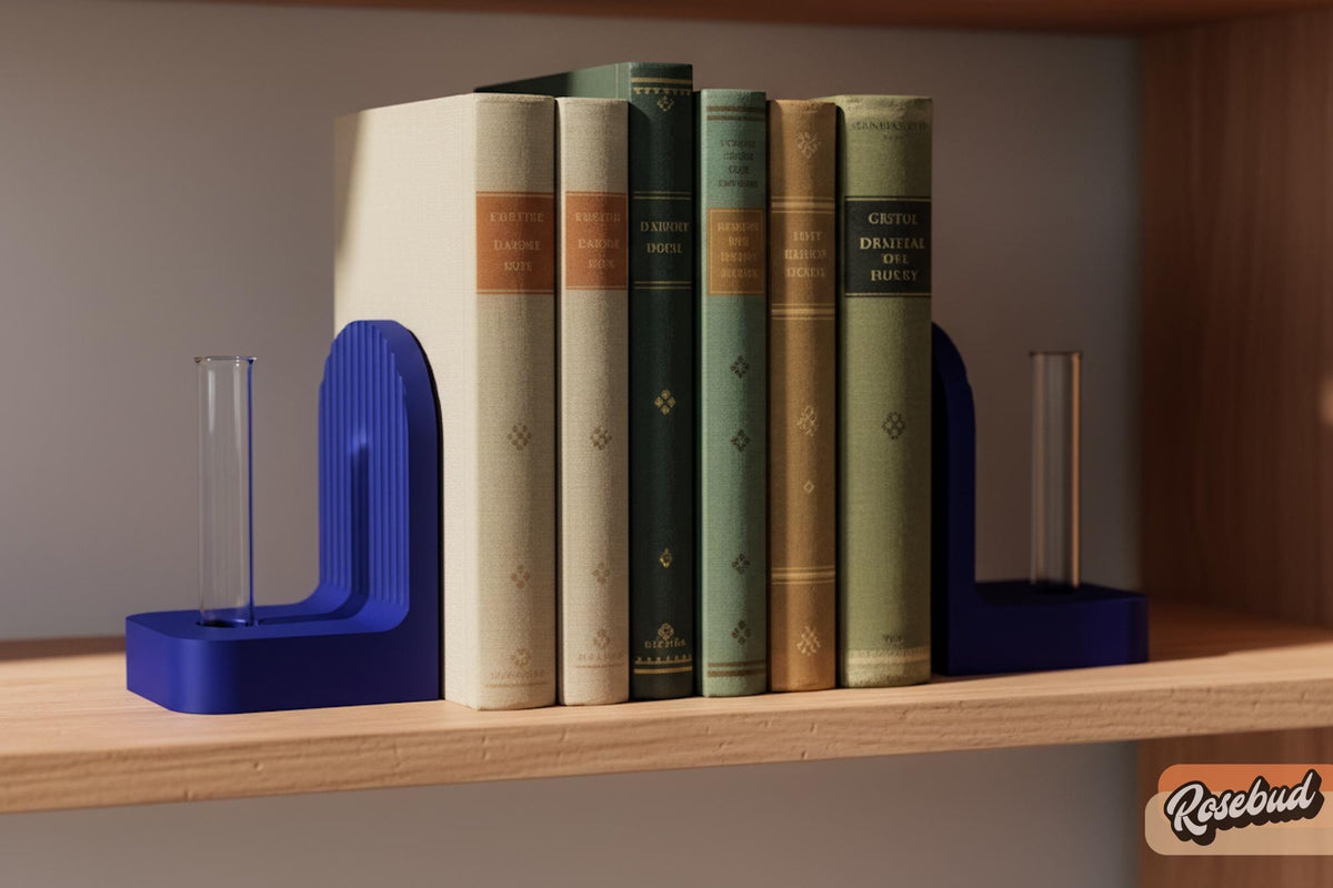Modern Ribbed Bookend Propagation Station