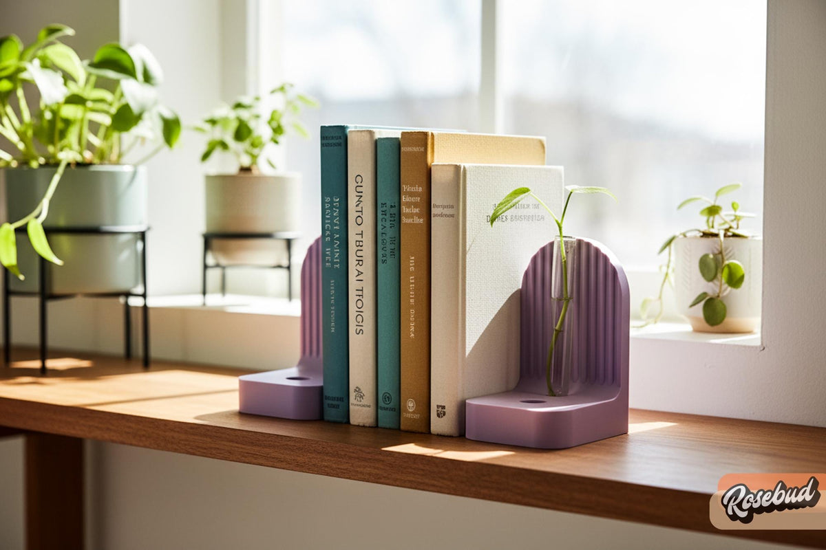 Modern Ribbed Bookend Propagation Station