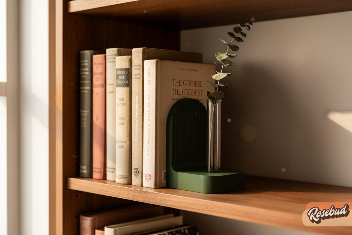 Modern Ribbed Bookend Propagation Station
