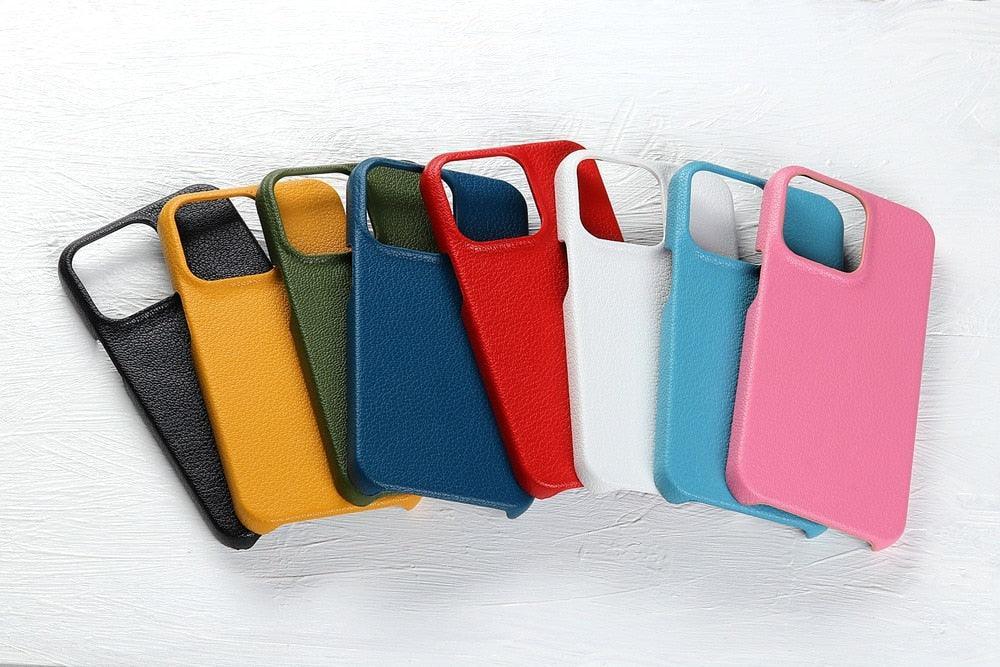 Classic Leather Protective iPhone Case