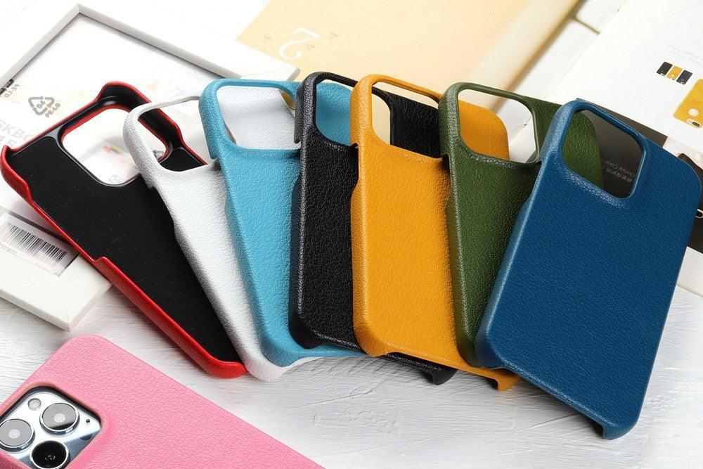 Classic Leather Protective iPhone Case