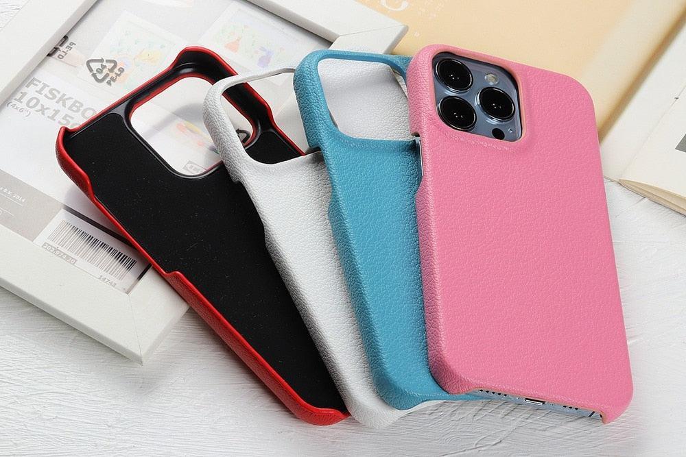 Classic Leather Protective iPhone Case