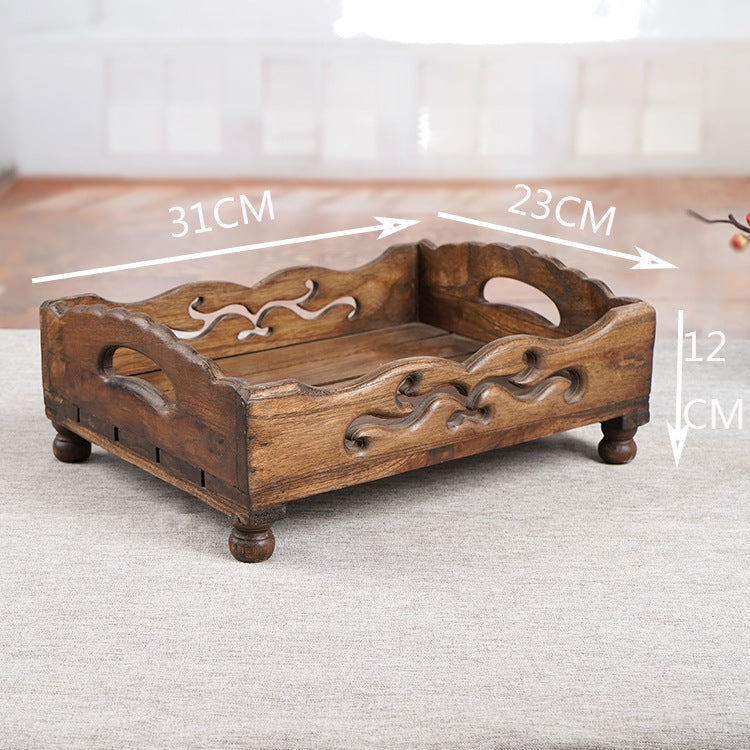 Solid Wood Decorative Serving Tray