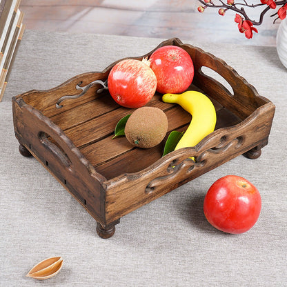 Solid Wood Decorative Serving Tray