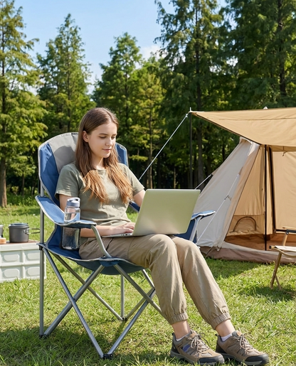 500 lb Heavy-Duty Folding Camping Chair