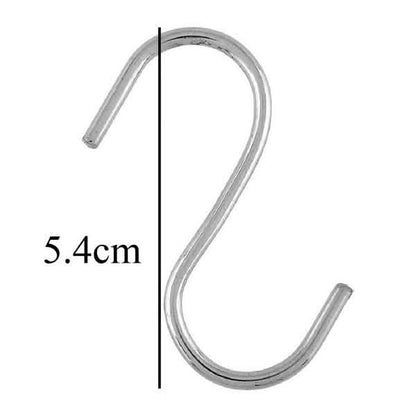 20-Pack Stainless Steel S-Hooks