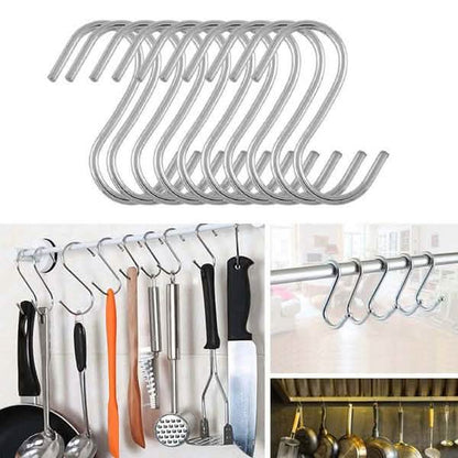 20-Pack Stainless Steel S-Hooks