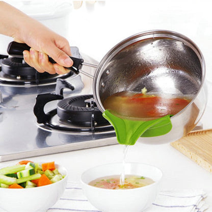 Clip-On Silicone Pouring Funnel