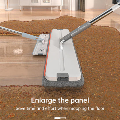 Hands-Free Flat Mop & Bucket Cleaning System