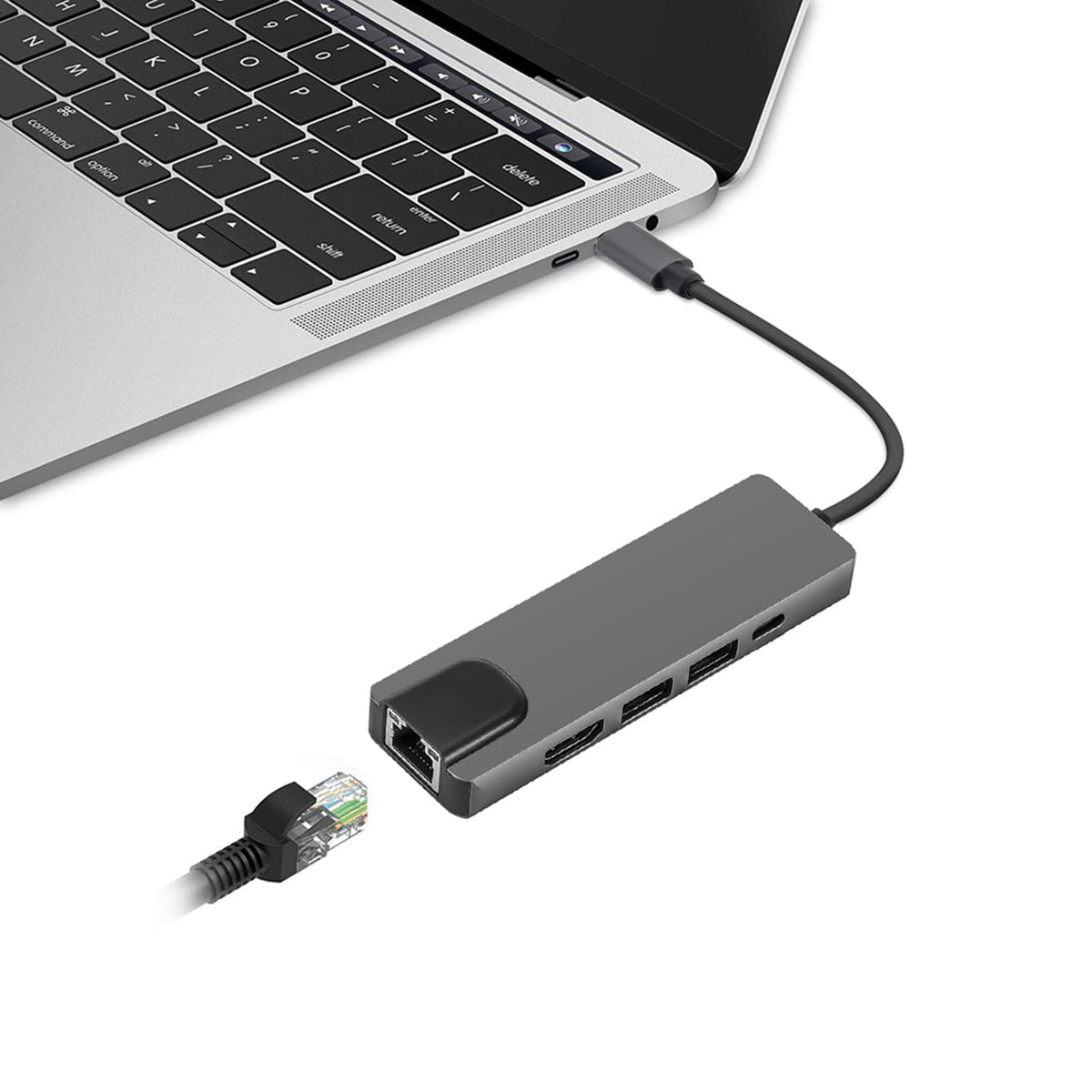 SaharaCase 5-in-1 USB-C Hub