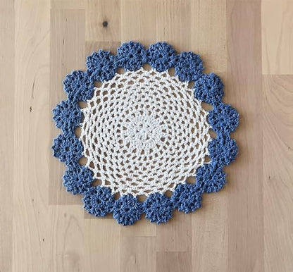 Handmade Floral Crochet Doily