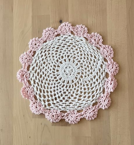 Handmade Floral Crochet Doily