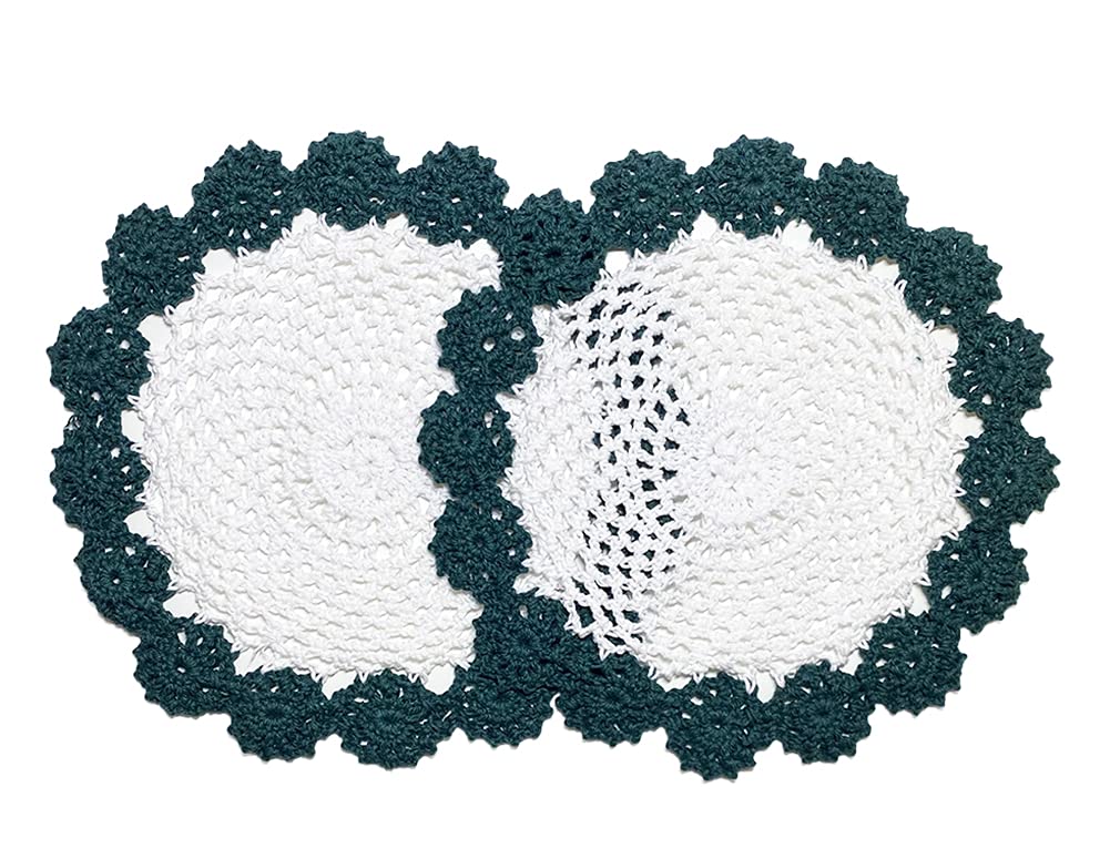Handmade Floral Crochet Doily