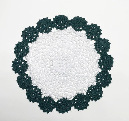 Handmade Floral Crochet Doily