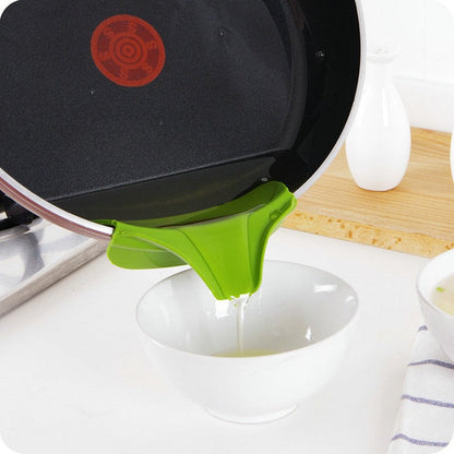 Clip-On Silicone Pouring Funnel