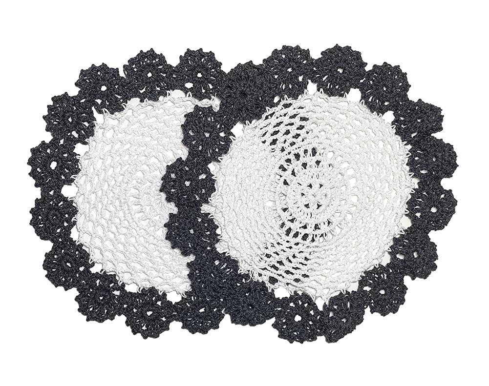 Handmade Floral Crochet Doily