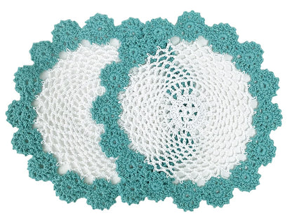 Handmade Floral Crochet Doily
