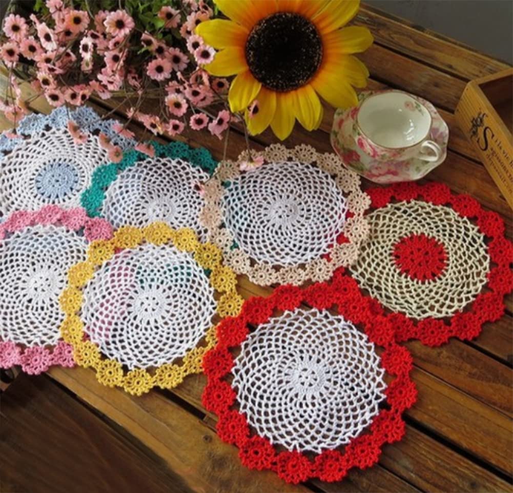 Handmade Floral Crochet Doily