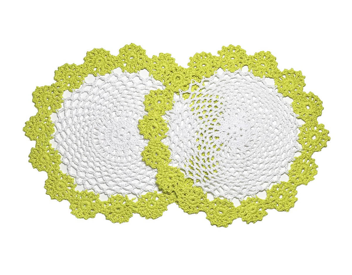 Handmade Floral Crochet Doily