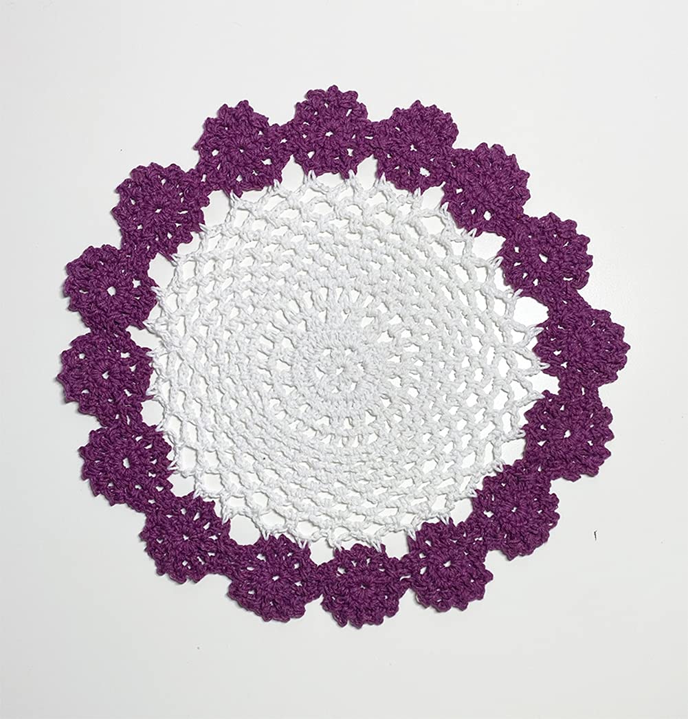 Handmade Floral Crochet Doily