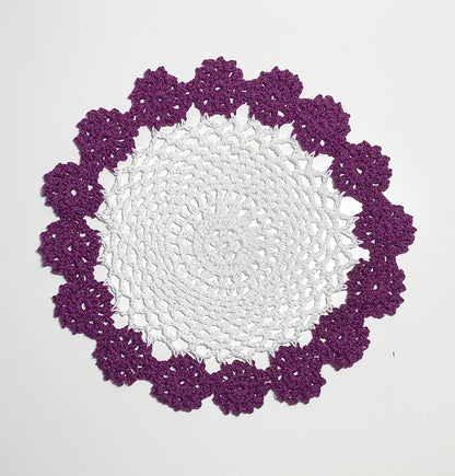 Handmade Floral Crochet Doily