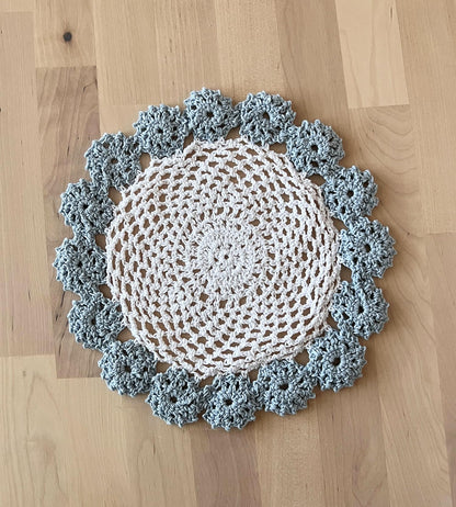 Handmade Floral Crochet Doily